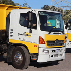Closed-up of a heavy rigid vehicle, and which is part of the HR licence perth.